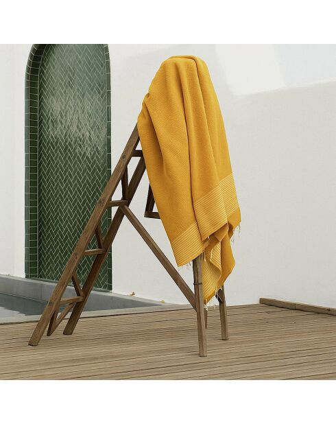 2 Ericeira Cotton Foutas safrangelb - 100x200 cm
