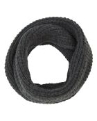 Snood en Laine mélangée gris anthracite