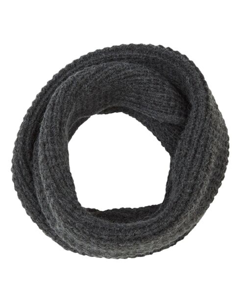 Snood en Laine mélangée gris anthracite