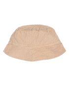 Chapeau en Velours Côtelé Romance beige