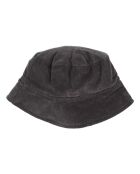 Chapeau en Velours Côtelé Romance gris anthracite