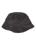 Chapeau en Velours Côtelé Romance gris anthracite