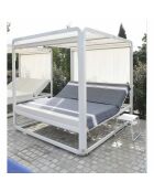 2 Foutas XXL en Coton Malibu gris moyen - 200x200 cm