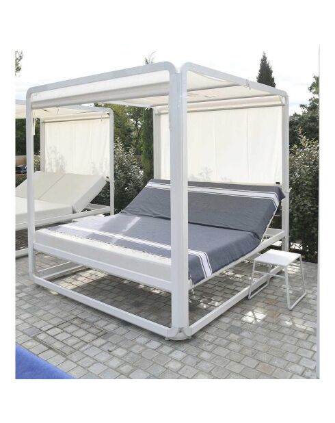 2 mittelgraue Malibu XXL-Baumwoll-Foutas, 200 x 200 cm