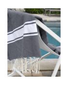 2 Foutas en Coton Malibu gris moyen - 100x200 cm