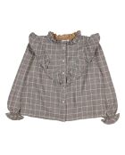 Blouse à Carreaux grise