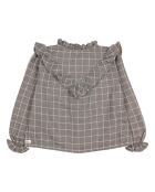 Blouse à Carreaux grise