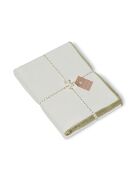 Nappe en Toile de coton Jules blanc/sable - 140x140 cm