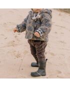 Manteau en Laine et Mohair gris anthracite