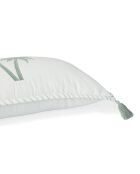 Coussin en Toile de Coton Oasis bleu glacier - 50x30 cm