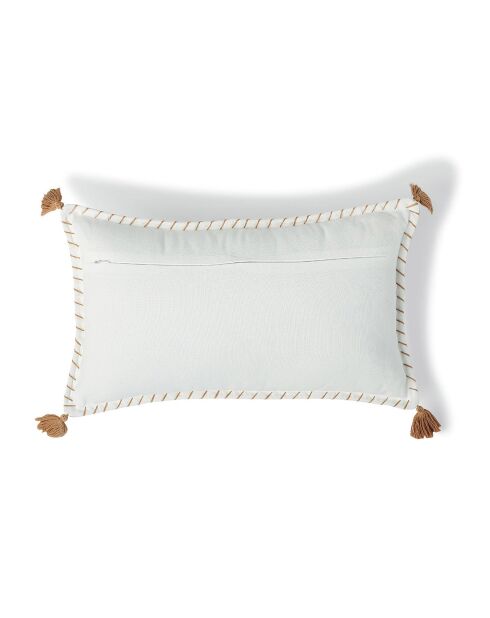 Oasis Kissen Sienna aus Baumwollleinen, 50 x 30 cm