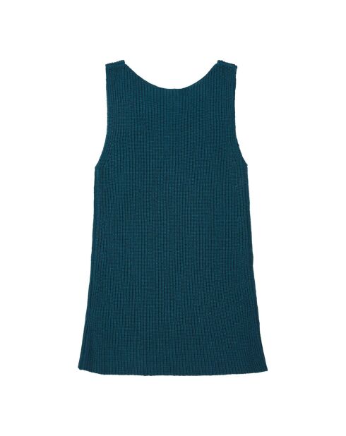 Abito blu in lana e cashmere