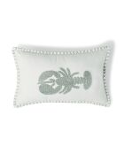 Coussin en Toile de Coton Lobster  bleu glacier - 50x30 cm