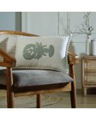 Coussin en Toile de Coton Lobster  bleu glacier - 50x30 cm