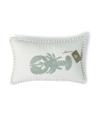 Coussin en Toile de Coton Lobster  bleu glacier - 50x30 cm