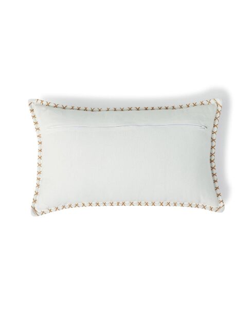 Coussin en Toile de Coton Xlove terre de sienne - 50x30 cm