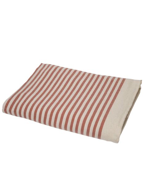 Mantel Hossegor Brick de algodón rojo