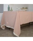 Mantel Hossegor Brick de algodón rojo