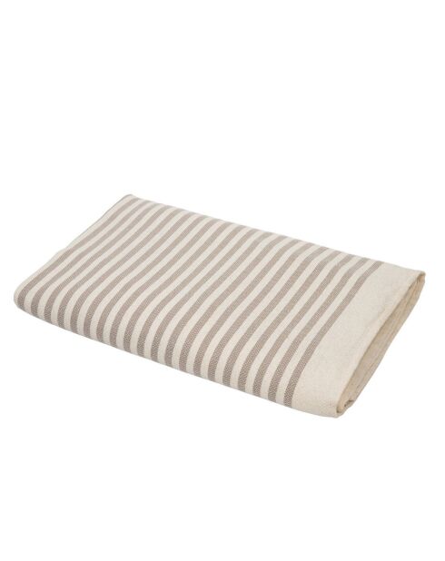 Mantel Hossegor de algodón taupe