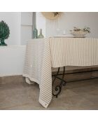 Mantel Hossegor de algodón taupe