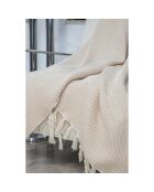 Plaid en Laine Aspen  taupe clair - 160x250 cm