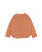 T-Shirt en Coton Bio Flammé Peace rouille