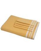 Mahdia mosterdgeel katoenen tafelkleed en 8 servetten - 180x350 cm