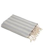 Fouta jacquard Capri gris clair - 100x200 cm