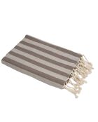 Capri taupe jacquard fouta - 100x200 cm