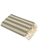 Olivgrüne Capri-Jacquard-Fouta - 100x200 cm