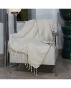 Plaid en Coton Oslo lin - 130x170 cm
