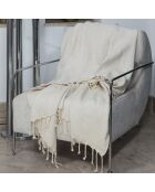 Plaid en Coton Oslo lin - 130x170 cm