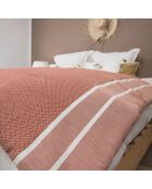 Edredon en Coton Stockholm  rouge tomette - 90x190 cm