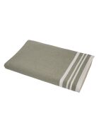 Chemin de table en Coton Mahdia vert olive - 50x150 cm