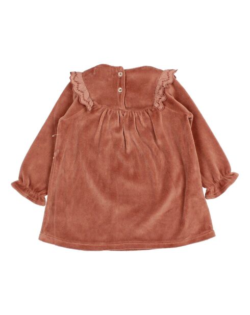 Robe Velours terracotta