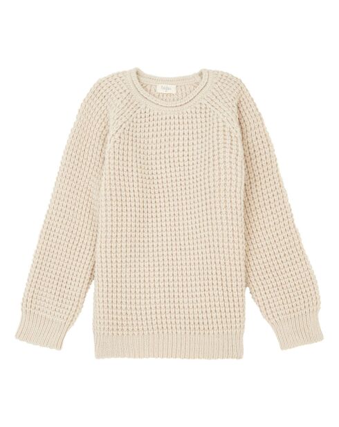 Pull en Laine mélangée écru