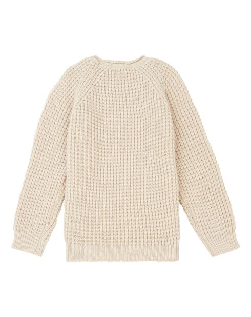 Pull en Laine mélangée écru