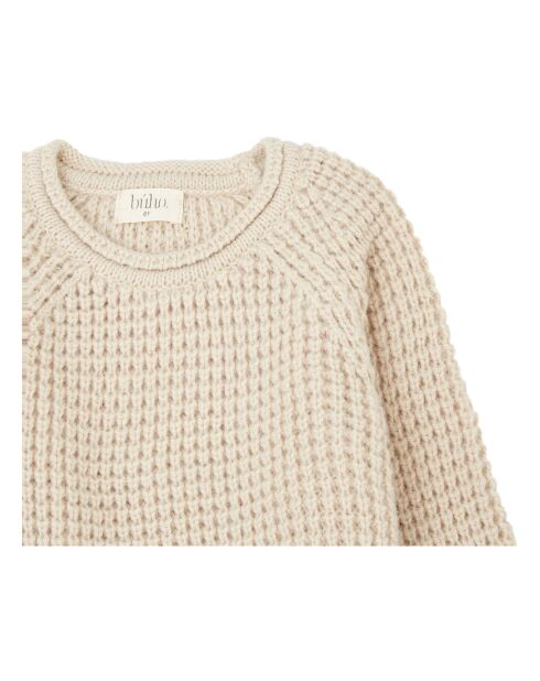 Pull en Laine mélangée écru