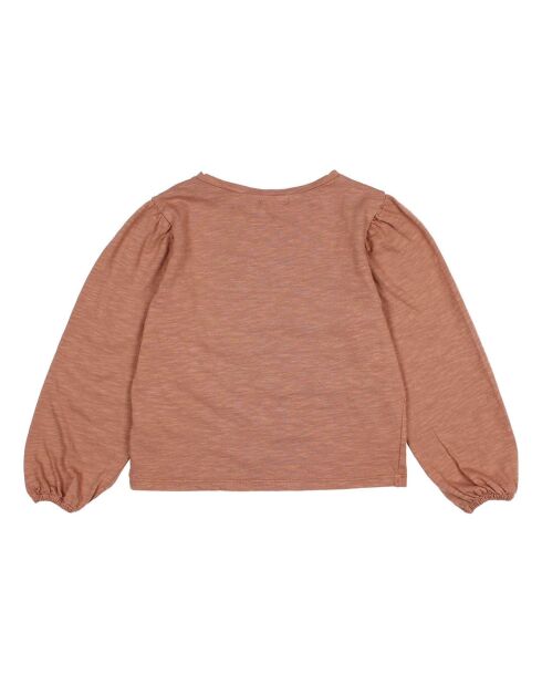 Sweat Coton Bio Lovely terracotta