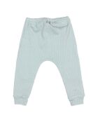Legging Côtelé bleu vert