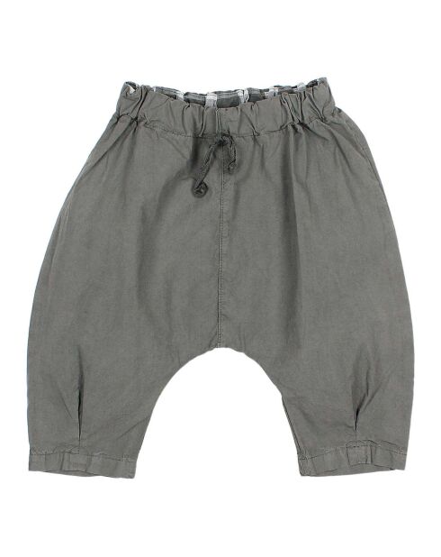 Sarouel Popeline gris anthracite