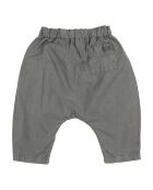 Sarouel Popeline gris anthracite