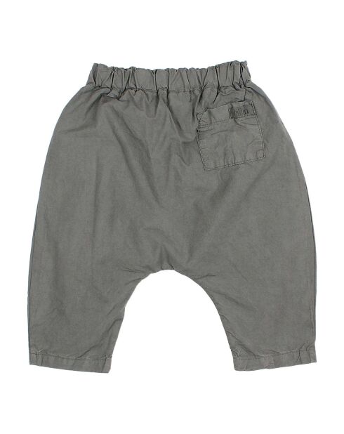 Sarouel Popeline gris anthracite
