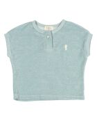 T-shirt Uni Eponge bleu vert
