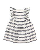 Robe Rayée Bébé bleu/écru