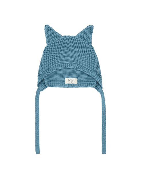 Beguin en Coton Bio Oreilles bleu