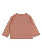 T-Shirt en Coton Bio Flammé Faon camel
