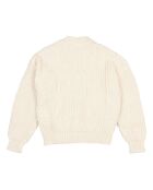 Gilet Maille en Coton Bio écru