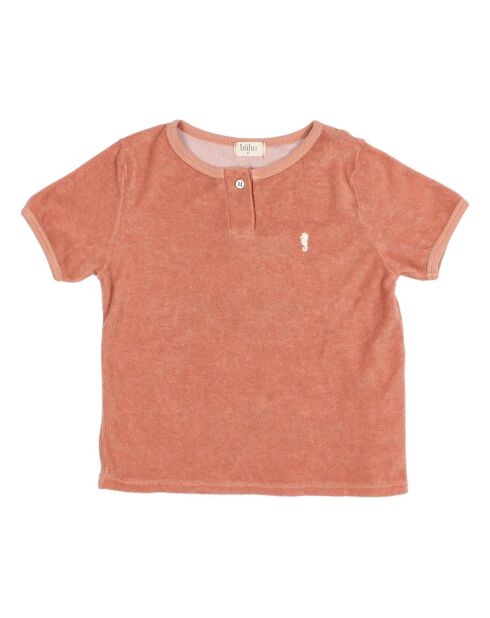 T-shirt Hippocampe Eponge terracotta