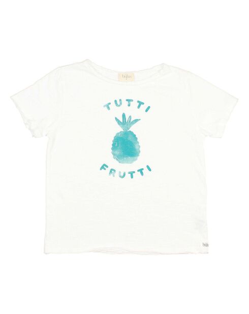 T-shirt Ananas blanc